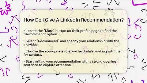 How Do I Give A LinkedIn Recommendation? - Everyday-Networking
