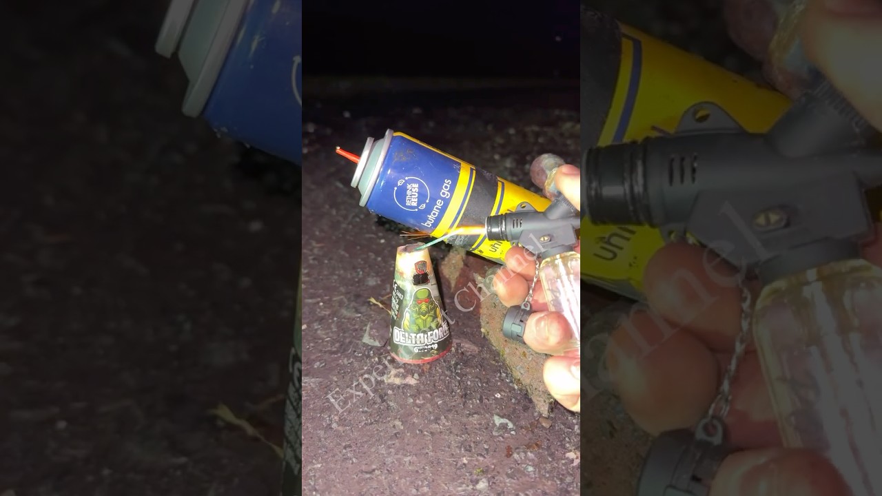 Firework fountain trick 