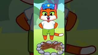 Preparing the Bonfire | Let's Go Camping | Fun Family Adventure | Kids Songs | Purr-Purr