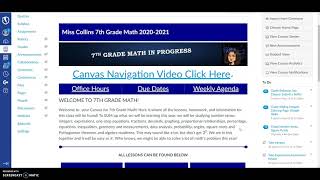 Canvas navigation Video
