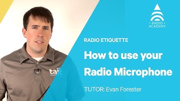 2.1 How to use Radio your Microphone | Best Practice for Radio Users | Tait Radio Academy