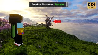 [Test] A Working Windmill | Create + Distant Horizons + Iris Shaders