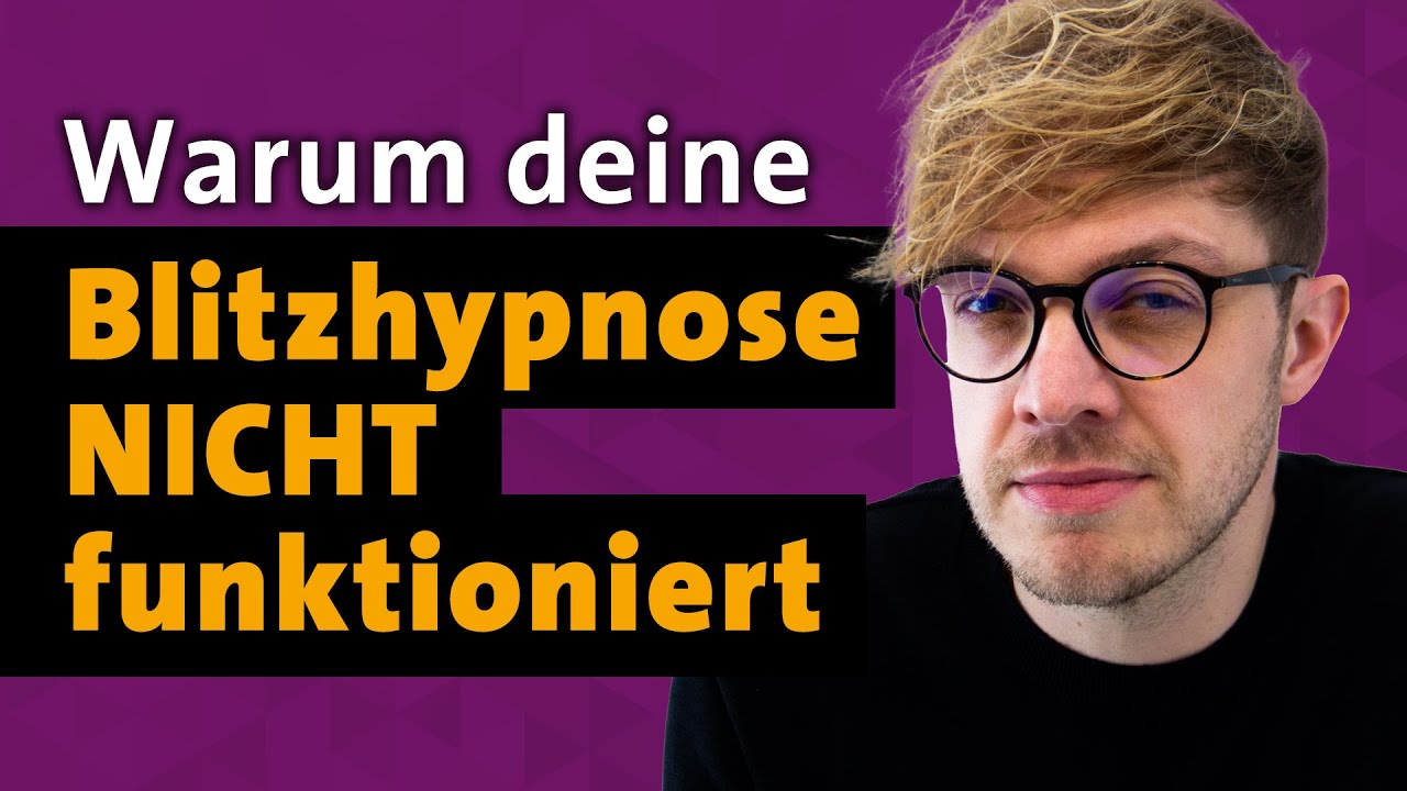 Blitzhypnose: Die 3 tödlichen Fehler, die du unbedingt vermeiden musst (Experte packt aus)