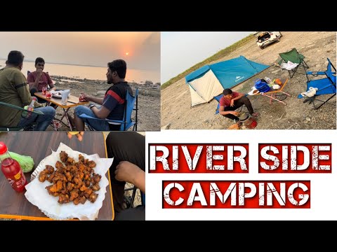 Camping at Riverside Mk Vlogs India Camping 🏕