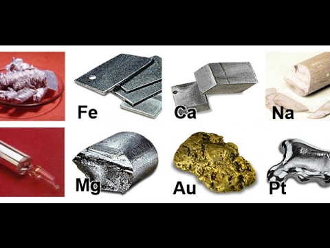 العناصر الفلزية