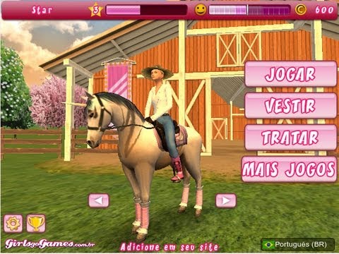 Jogo Barbie Monta Cavalo no Jogos 360