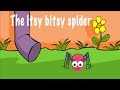 Itsy Bitsy Spider Lyric Video - Sing Along