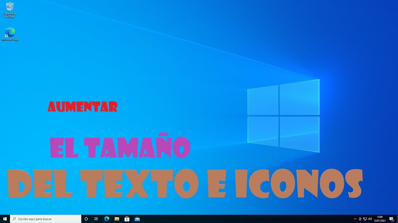 Aumentar tamaño de iconos y letra / fuente, menús, etc enwindows 10 ...