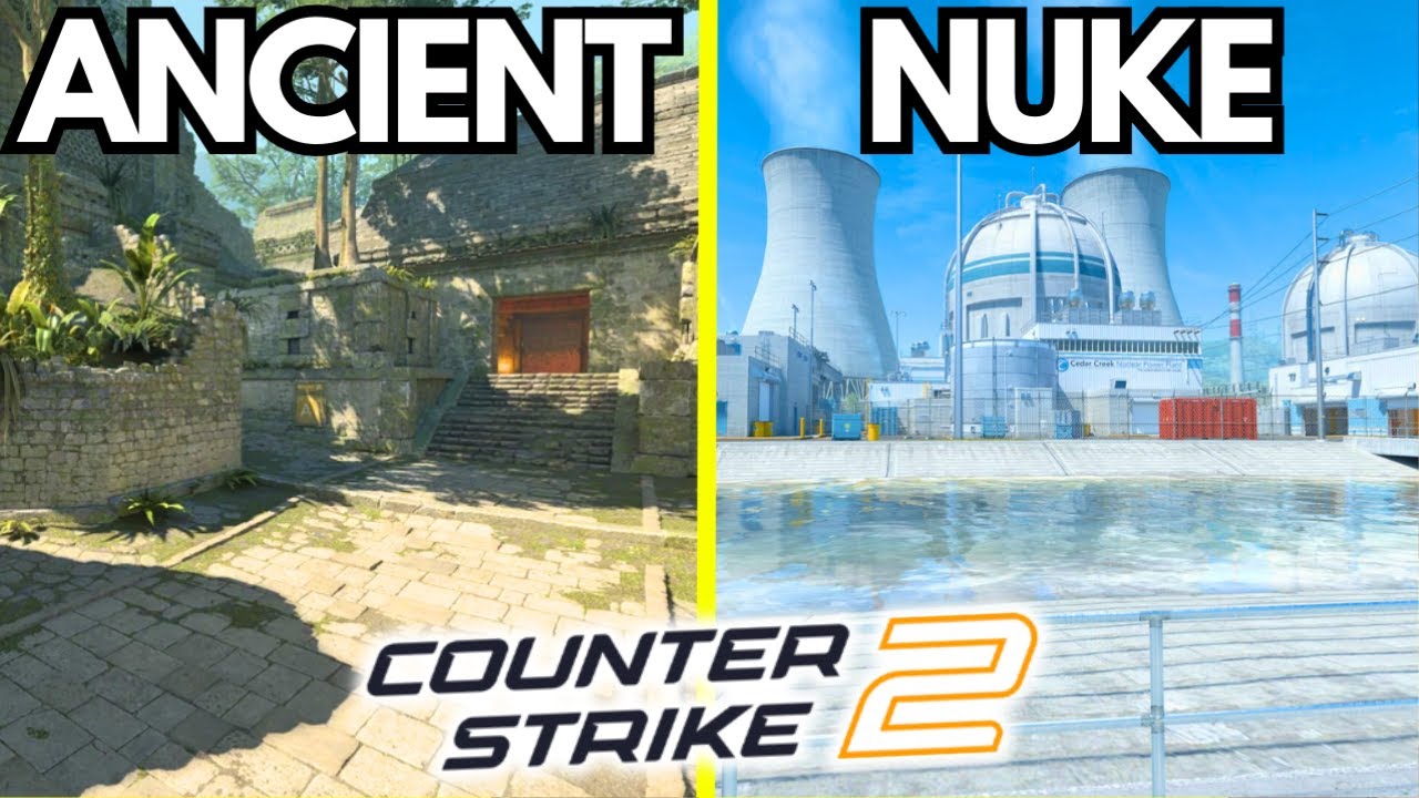 How ANCIENT & NUKE look like in CS2! (CSGO Maps in CS2) - YouTube