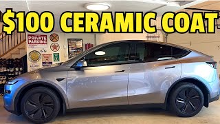 DIY Ceramic Coating a Brand New Tesla Model Y Juniper