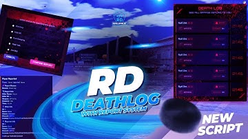RD DEATHLOG WITH REPORT SYSTEM | FIVEM SCRIPT [QBCore][ESX]