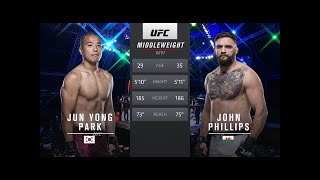 Jun Yong Park vs.  John Phillips FULLFIGHT Highlights - UFC Fight Island 6