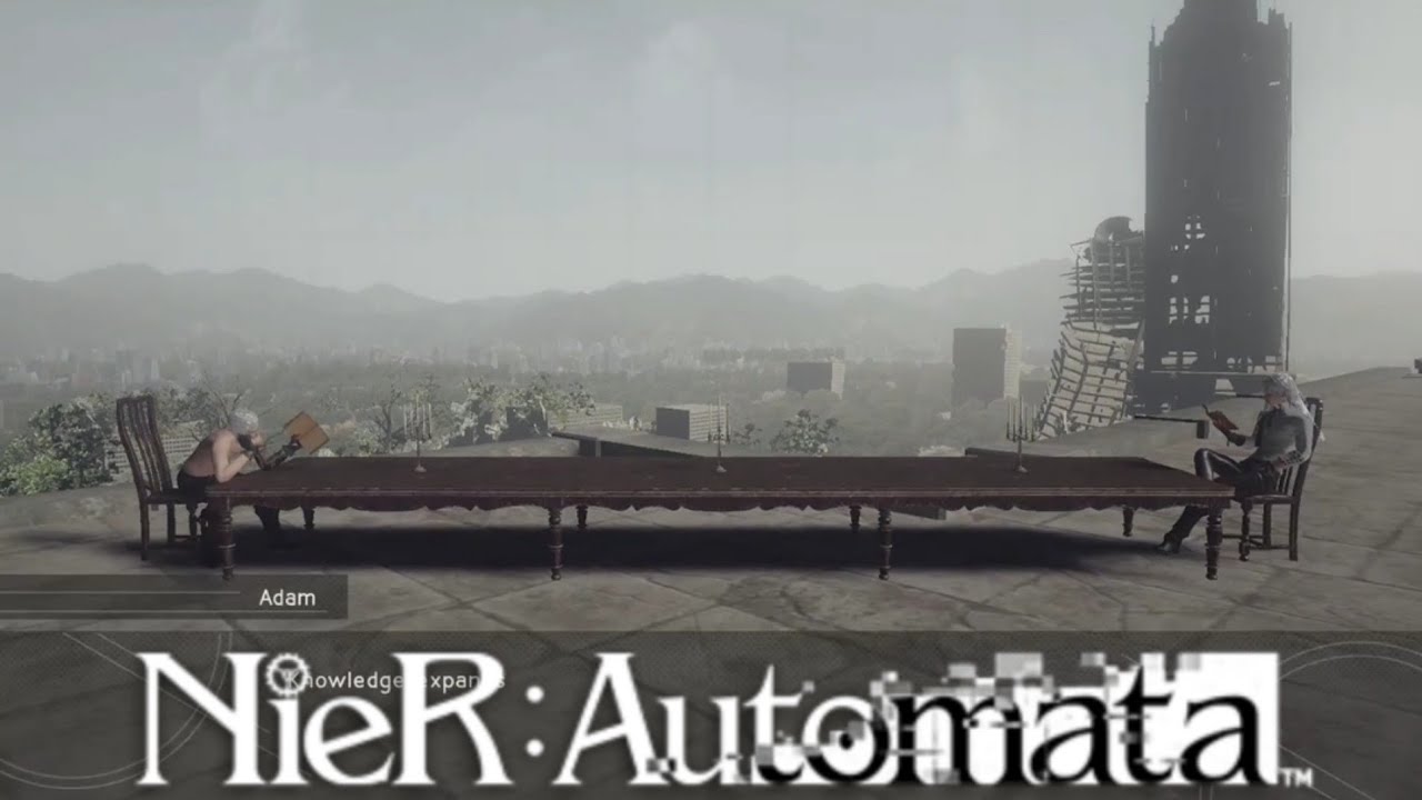 Adam & Eve Talks About Reading Books - Nier Automata