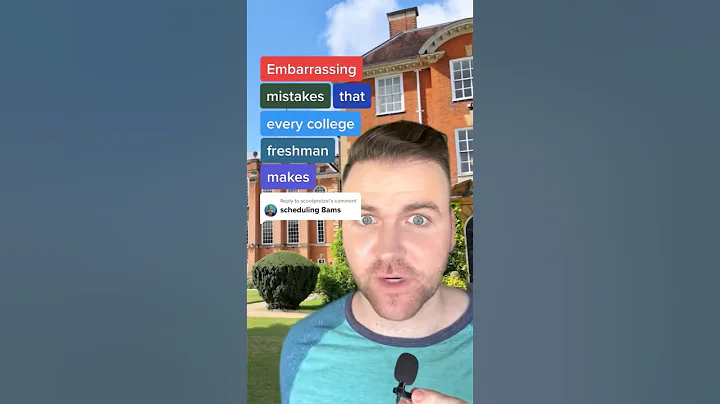 Embarrassing mistakes that every college freshman makes | Scott Frenzel #collegetips