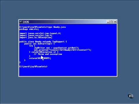 24 J2EE   Chapter03 JavaServer Pages Code Lesson5 A Tag Handler Pt 2