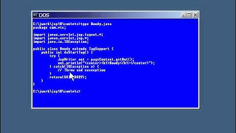 24 J2EE   Chapter03 JavaServer Pages Code Lesson5 A Tag Handler Pt 2