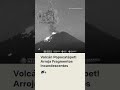 Explosión en el volcán Popocatépetl 25 de enero 2023