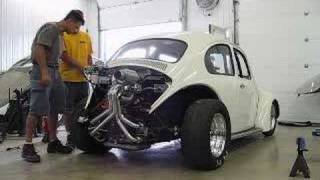 My 1968 turbo VW engine start Unlimited Street Bug