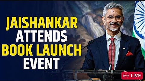 EAM S Jaishankar LIVE | Book Launch “Tipu Sultan: Delhi |India#sjaishankar  #news #youtube_news