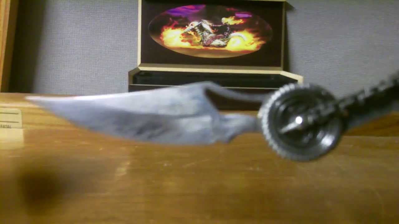 Ghost Rider motorcycle knife - YouTube