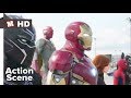 Captain America Civil War Hindi Airport Scene