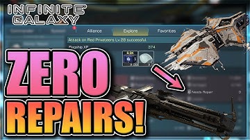 Reduce your repair costs when battling pirates in Infinite Galaxy [Wish I knew this sooner]