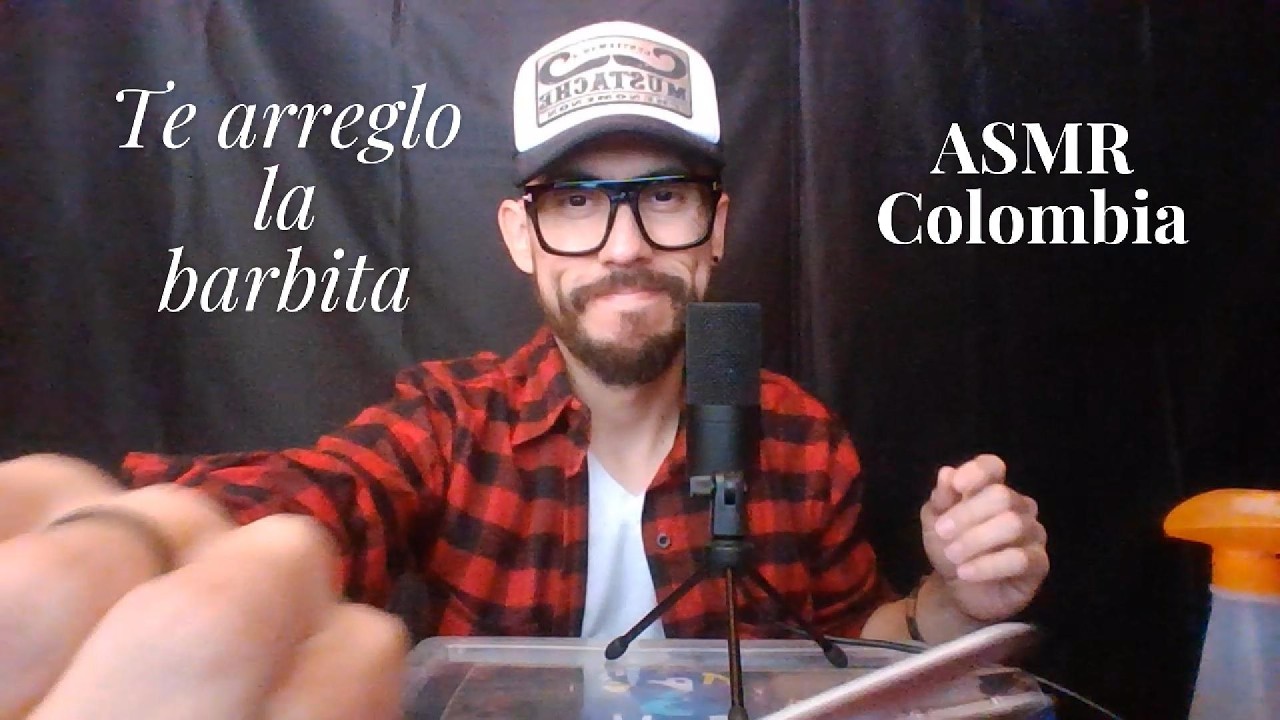 Barbería - Arreglo de barbita - ASMR Colombia - YouTube