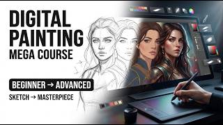Full Digital Painting MEGA Course | Beginner to Advanced Full Tutorial | From Sketch to Masterpiece News