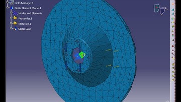 CATIA V5 FREQUENCY ANALYSIS: ROTOR DISC