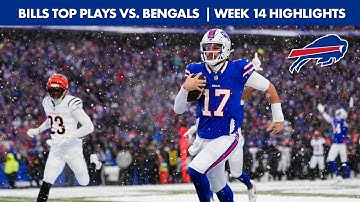 Josh Allen Leads Buffalo Bills Huge Comeback vs. Cincinnati Bengals | Week 14 Highlights