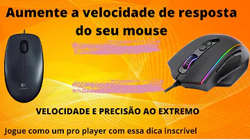 Qual o tempo de resposta de um mouse?