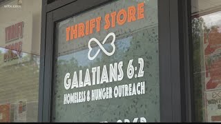 Galatians 6:2 Blessing Store asking for donations during Midlands Gives