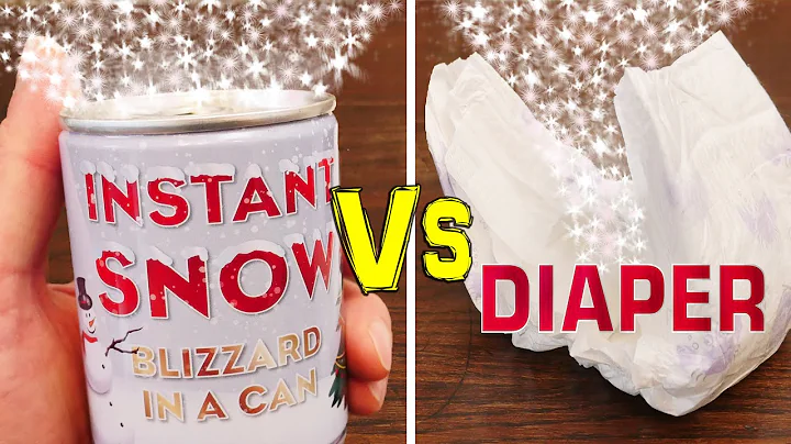 How to Make Fake Instant Snow from a Diaper!