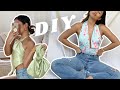 DIY ~TRENDY~ TOPS! | beginner and no sew