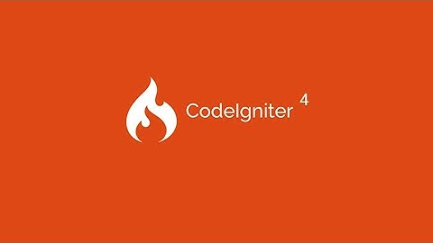 การติดตั้ง Codeigniter 4