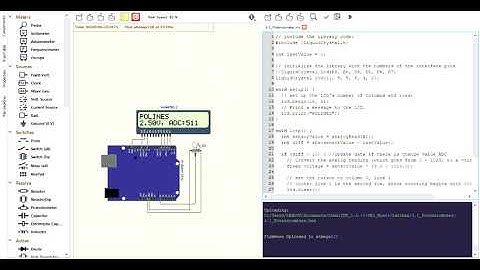 Simulasi Arduino-Uno dengan menggunakan SimulIDE 6.1 Potensiometer