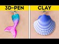 3D-PEN VS. POLYMER CLAY || Colorful DIY Jewelry, Mini Crafts And Accessories To Brighten Your Life