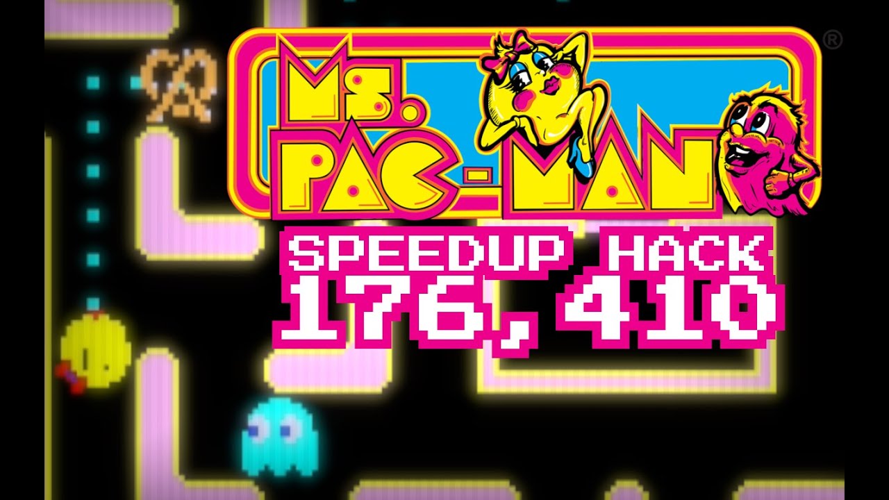 Man Pac Hack Ms. Pac-Man (Arcade, speedup hack) - 176,410 - YouTube