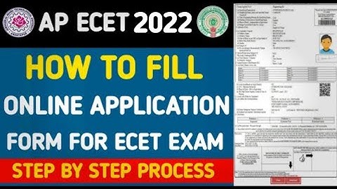 AP ECET 2022| How to fill ecet online application form 2022 | how to fill application form| bsd tech