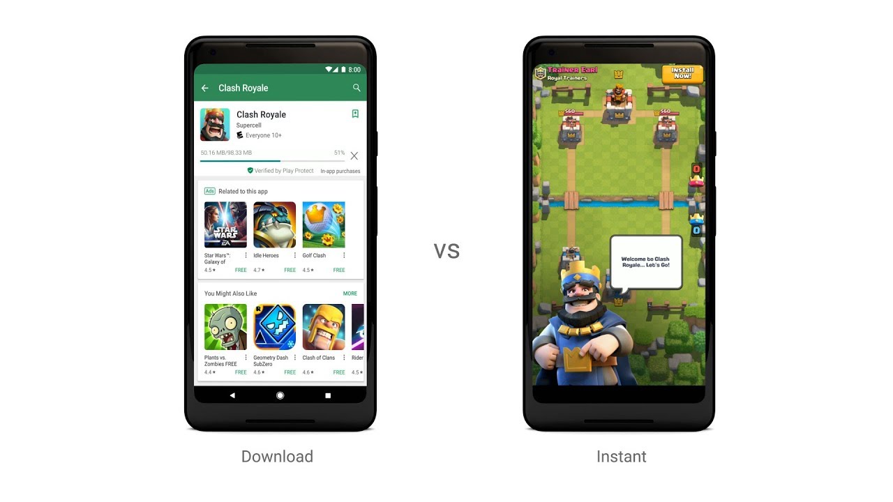 You can try out games on Play store without having to install them