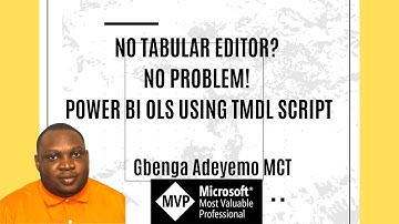 Create Object Level Security (OLS) in Power BI Desktop Using TMDL Script , No Tabular Editor Needed!