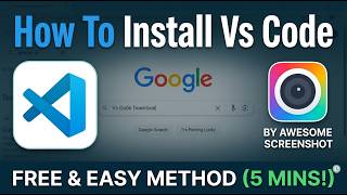 Learn how to quickly download and install Visual Studio Code (VS Code) step-by-step.