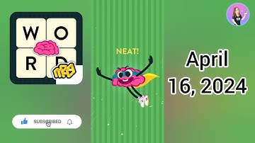WordBrain Spring Event April 16, 2024 - All Parts Answers