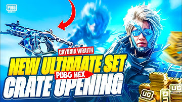25K UC CRATE OPENING 🤑🔥 | NEW CRYONIX WRIATH ULTIMATE SET ❤️😍 | PUBG HEXX