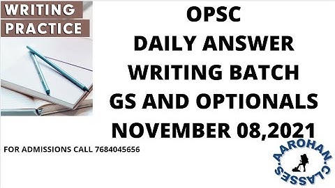OAS ANSWER WRITING BATCH 08.11.2021-AAROHAN CLASSES-9437002210