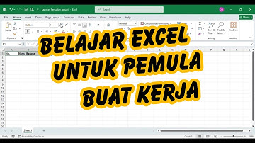 Belajar Excel Bagi Pemula Untuk Kerja