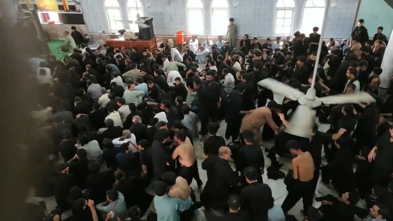 9th Muharram 2021 in Usterzai Payan Kohat;Zakir Yawar Abbas Best Robaie