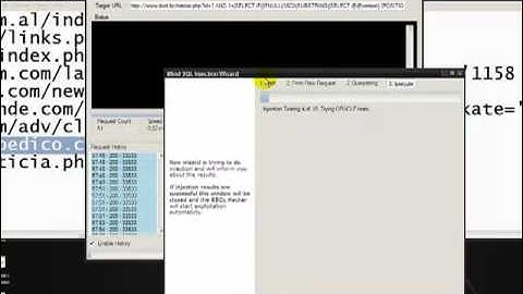 sql injection , sql helper , sqlfury, bsql , acunetix P3