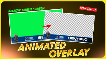 How to Remove Green Screen From Animated Overlay || How to Convert Animated Overlay From Mp4 to GIF