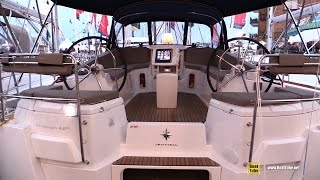 2017 Jeanneau Sun Odyssey 44 DS  Deck and Interior Walkaround  2016 Annapolis Sailboat Show